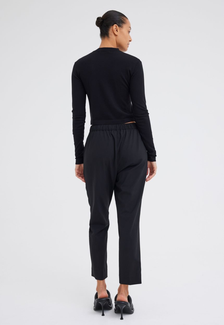 Jac + Jack Gio Merino Wool Pant - Black